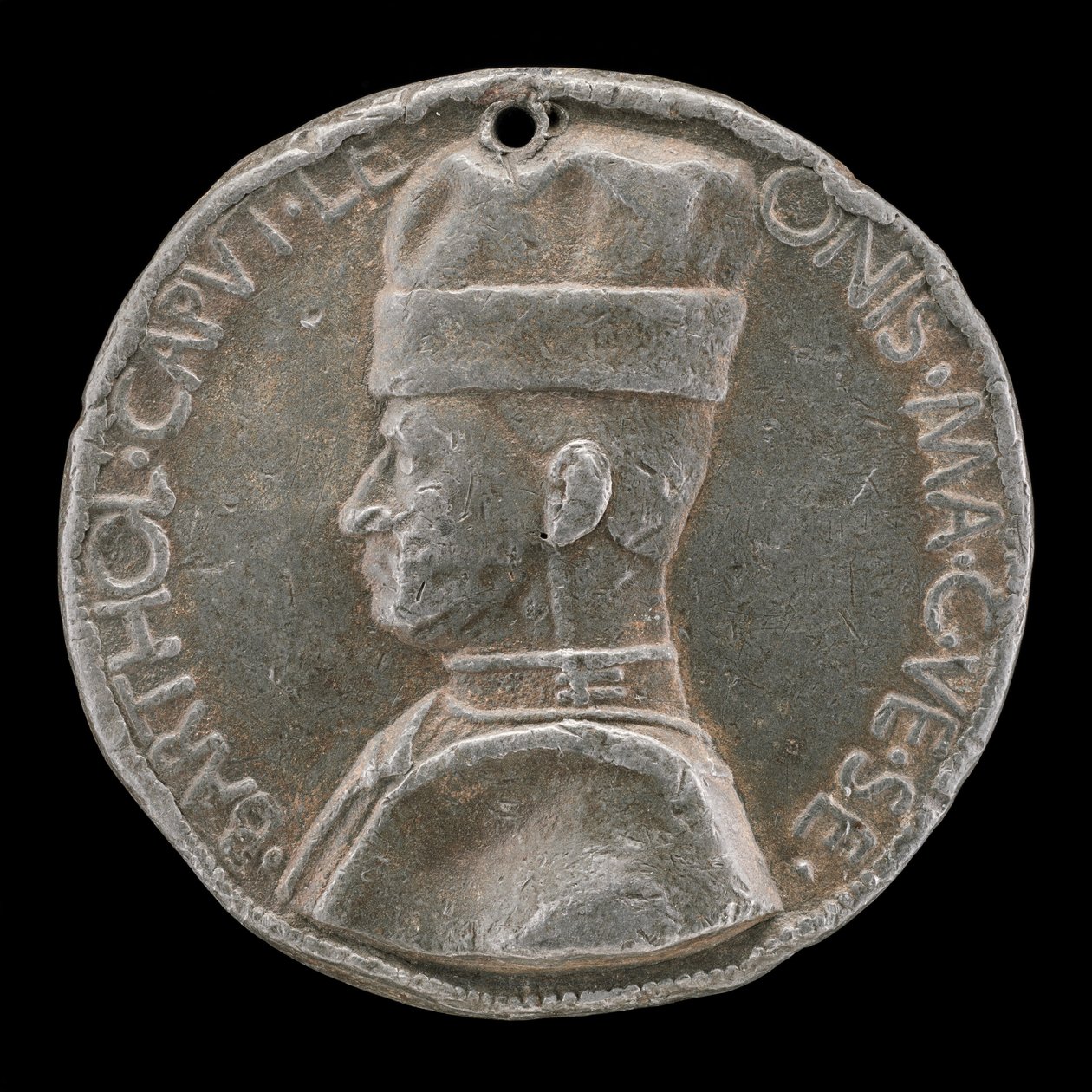Bartolommeo Colleone aus Bergamo, 1400-1475, Condottiere [Vorderseite], 1454 oder später von Marco Guidizani
