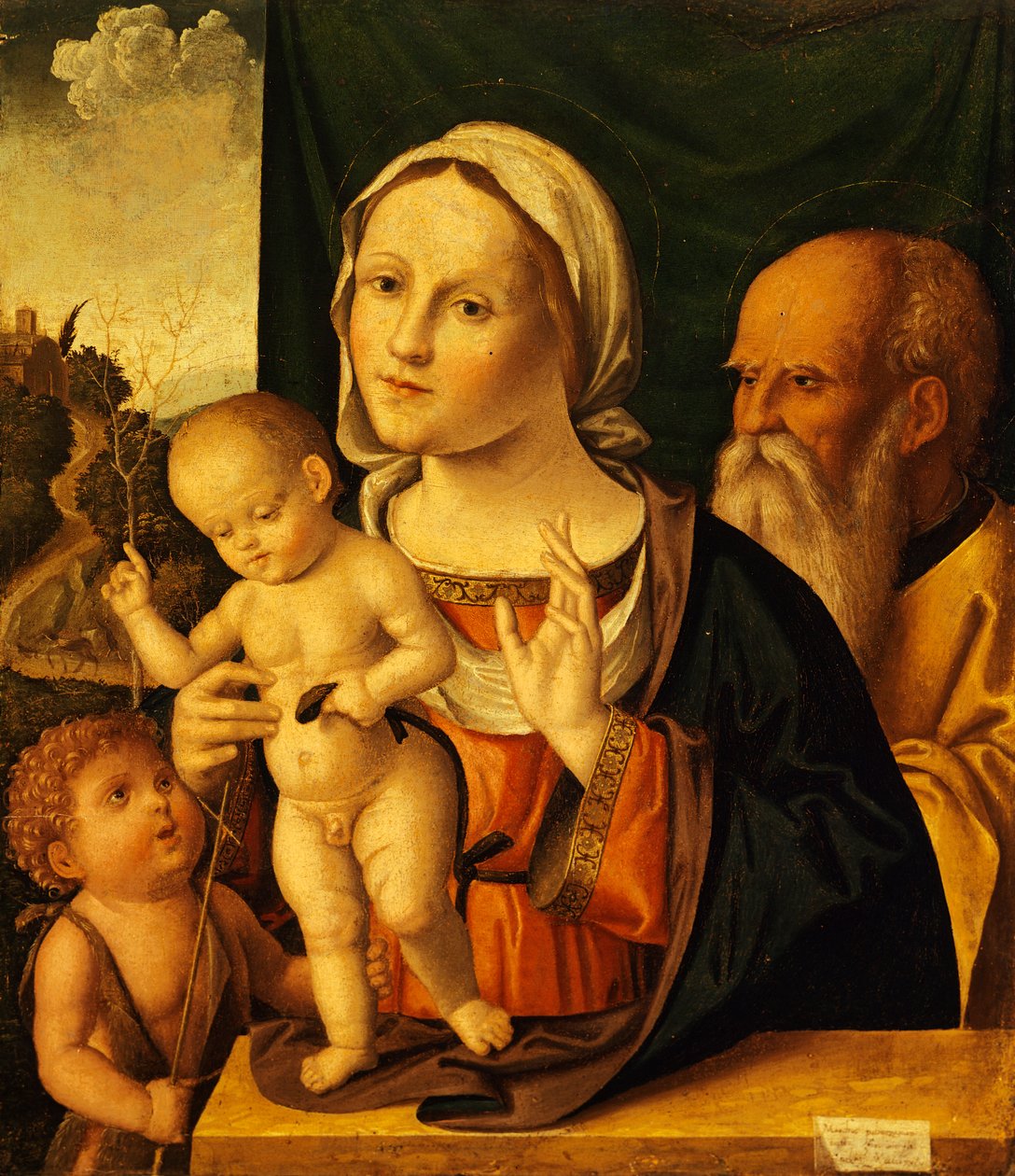 Heilige Konversation von Marco Palmezzano