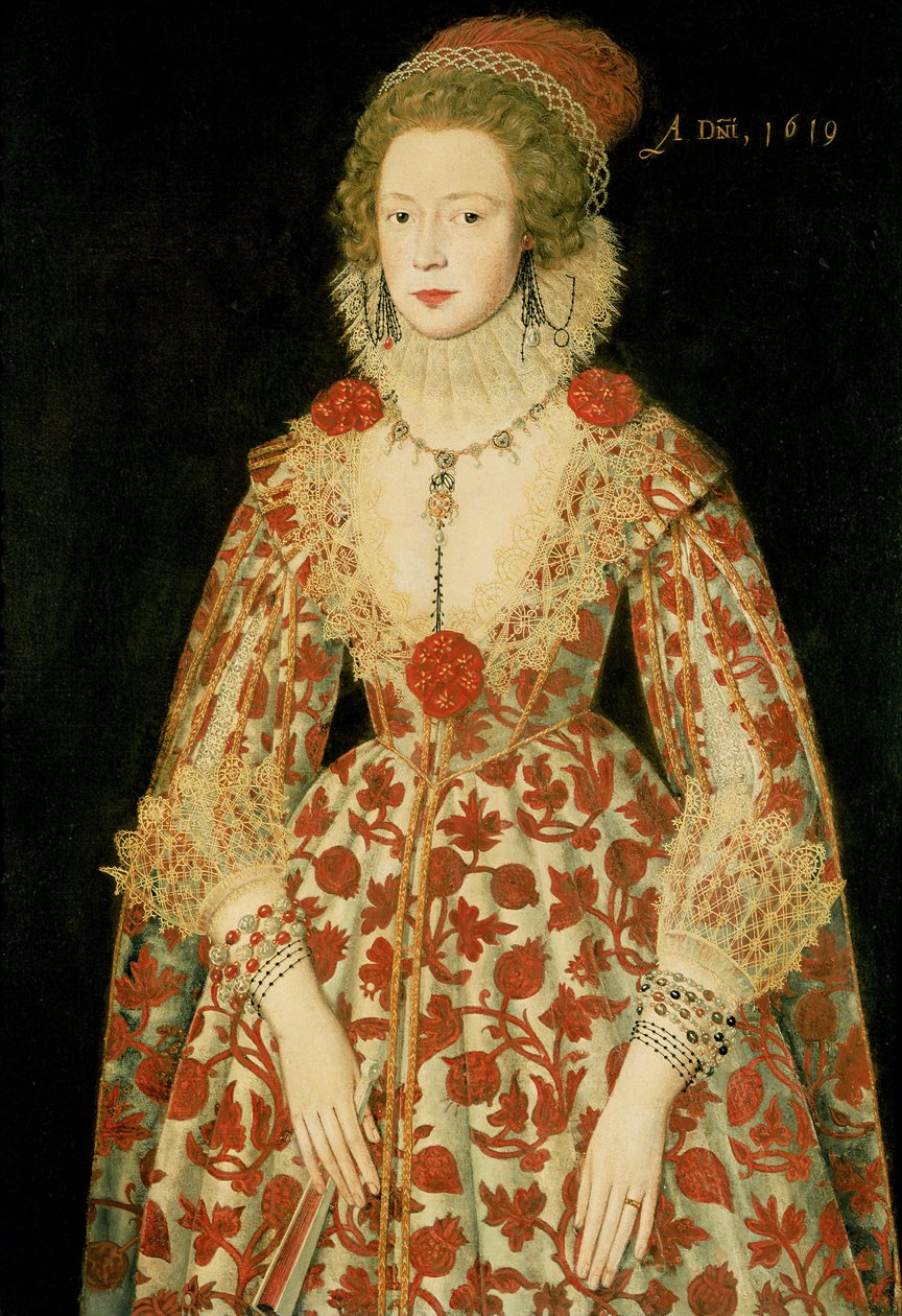 Porträt einer Dame, 1619 von Marcus Garret Gheeraerts the Younger