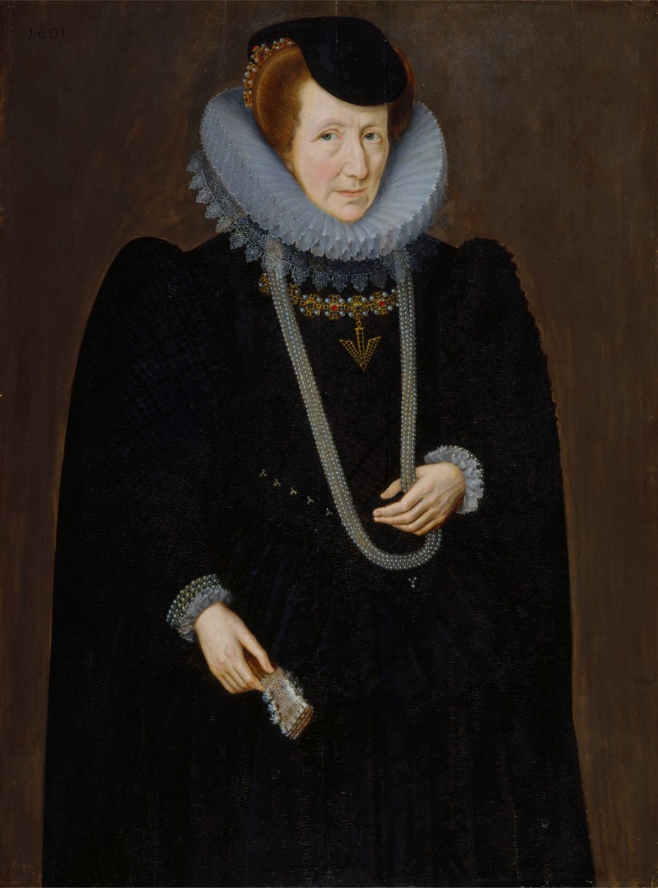 Porträt einer Frau, wahrscheinlich Mary, Lady Scudamore von Marcus Gheeraerts the Younger