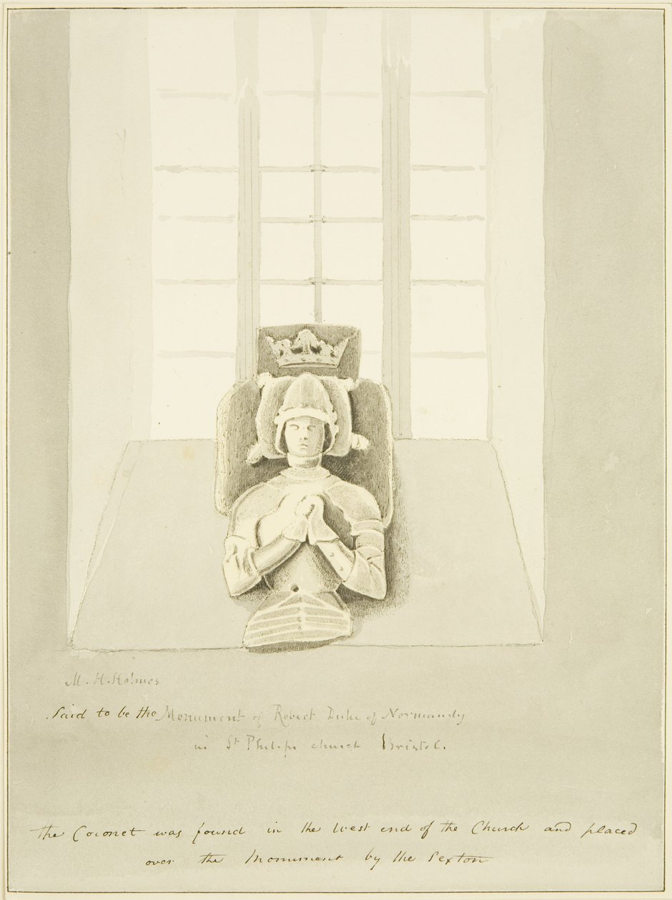 Effigie von Robert, Herzog der Normandie, in St. Philip