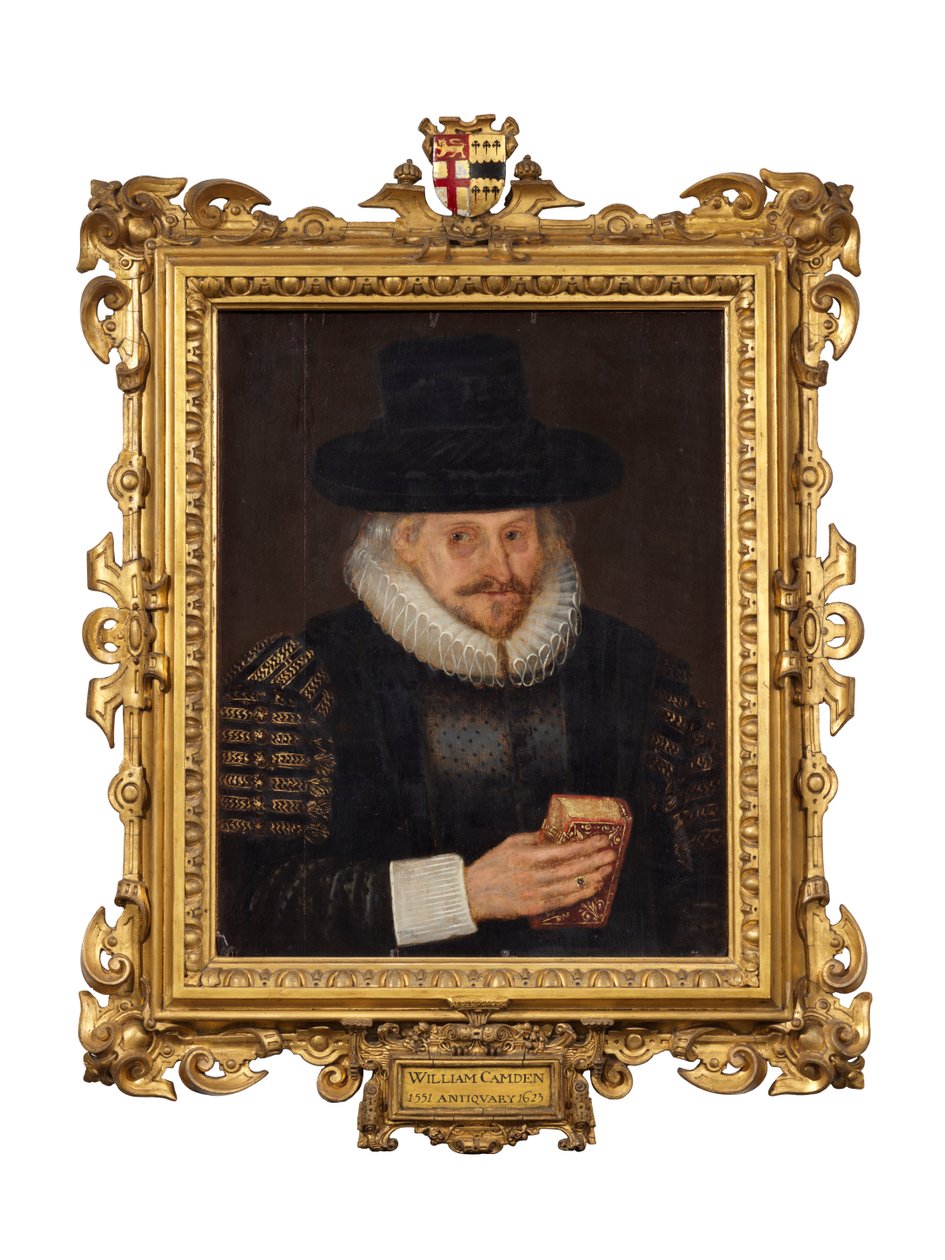 William Camden, Clarenceux King of Arms von Marcus the Younger (circle of) Gheeraerts