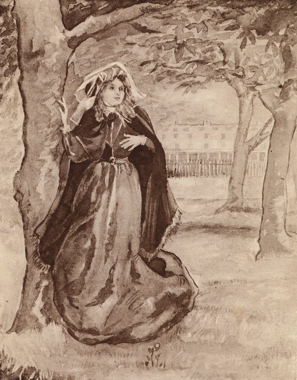 Elizabeth Barrett Browning, englische Dichterin von Margaret Baillie Saunders