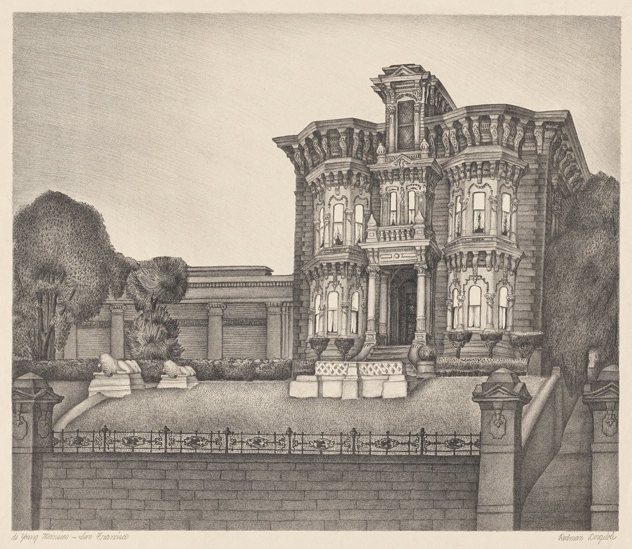 M.H. de Young Herrenhaus, San Francisco von Marguerite Redman Dorgeloh