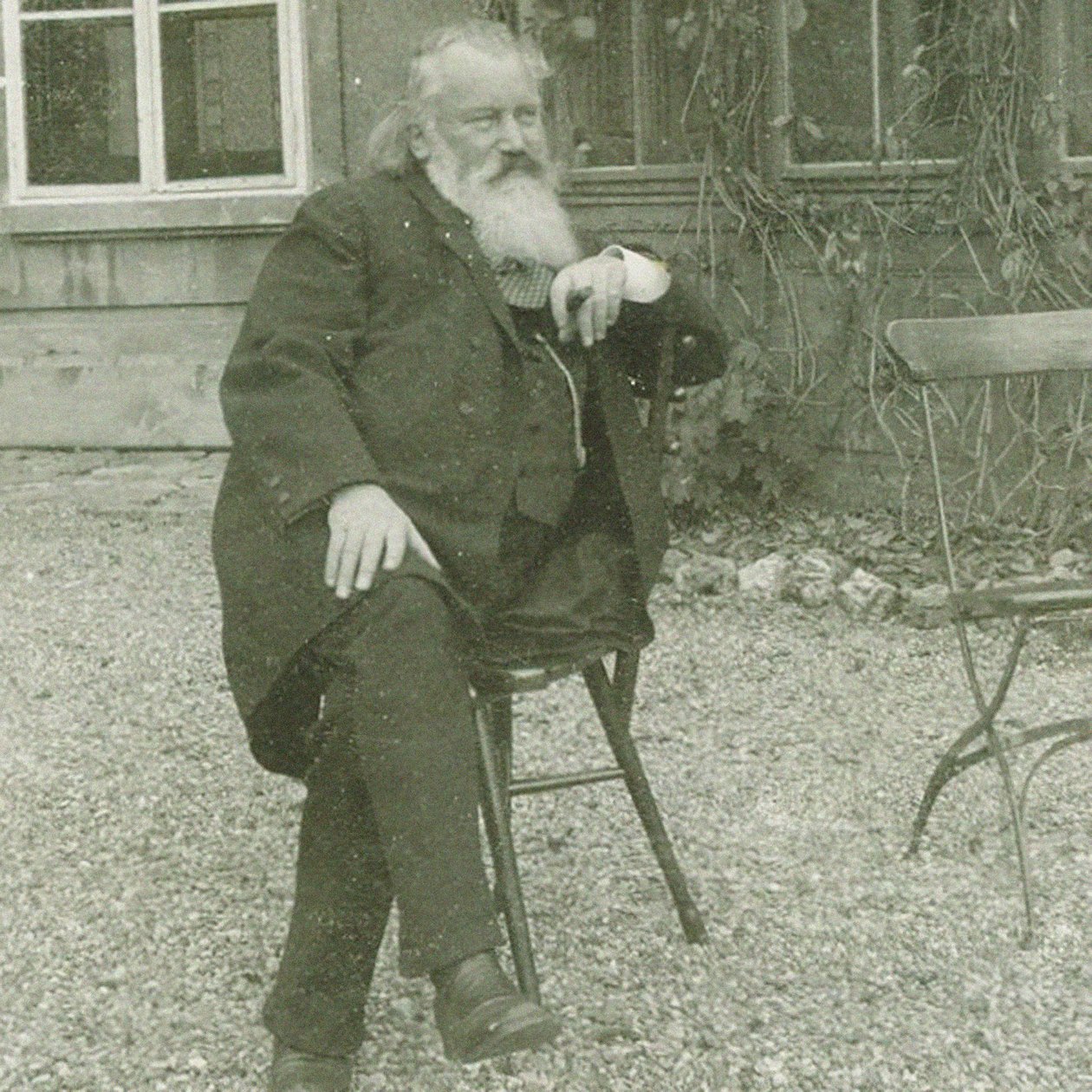 Porträt des Komponisten Johannes Brahms 1833-1897 von Maria Fellinger