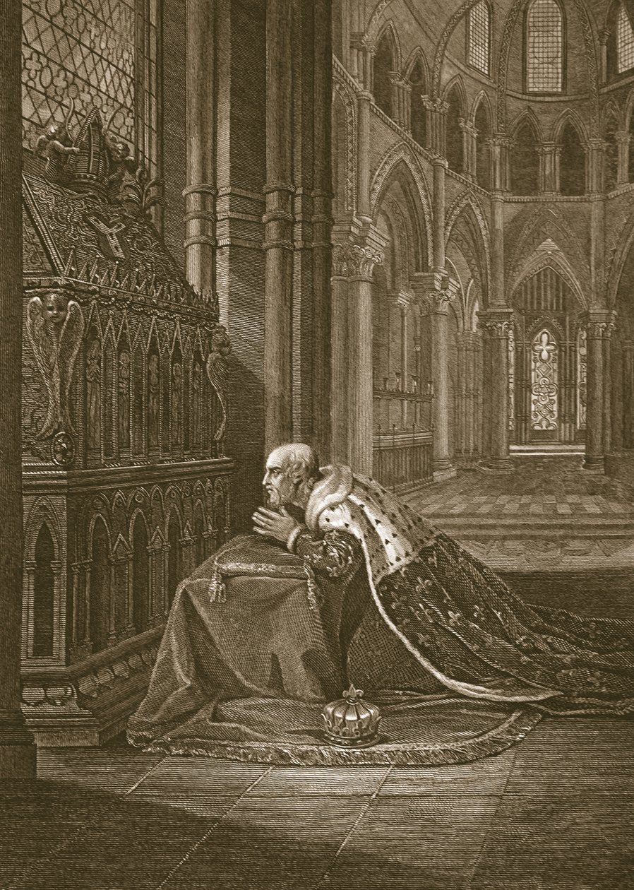 Ludwig VII., König von Frankreich, vor Beckett