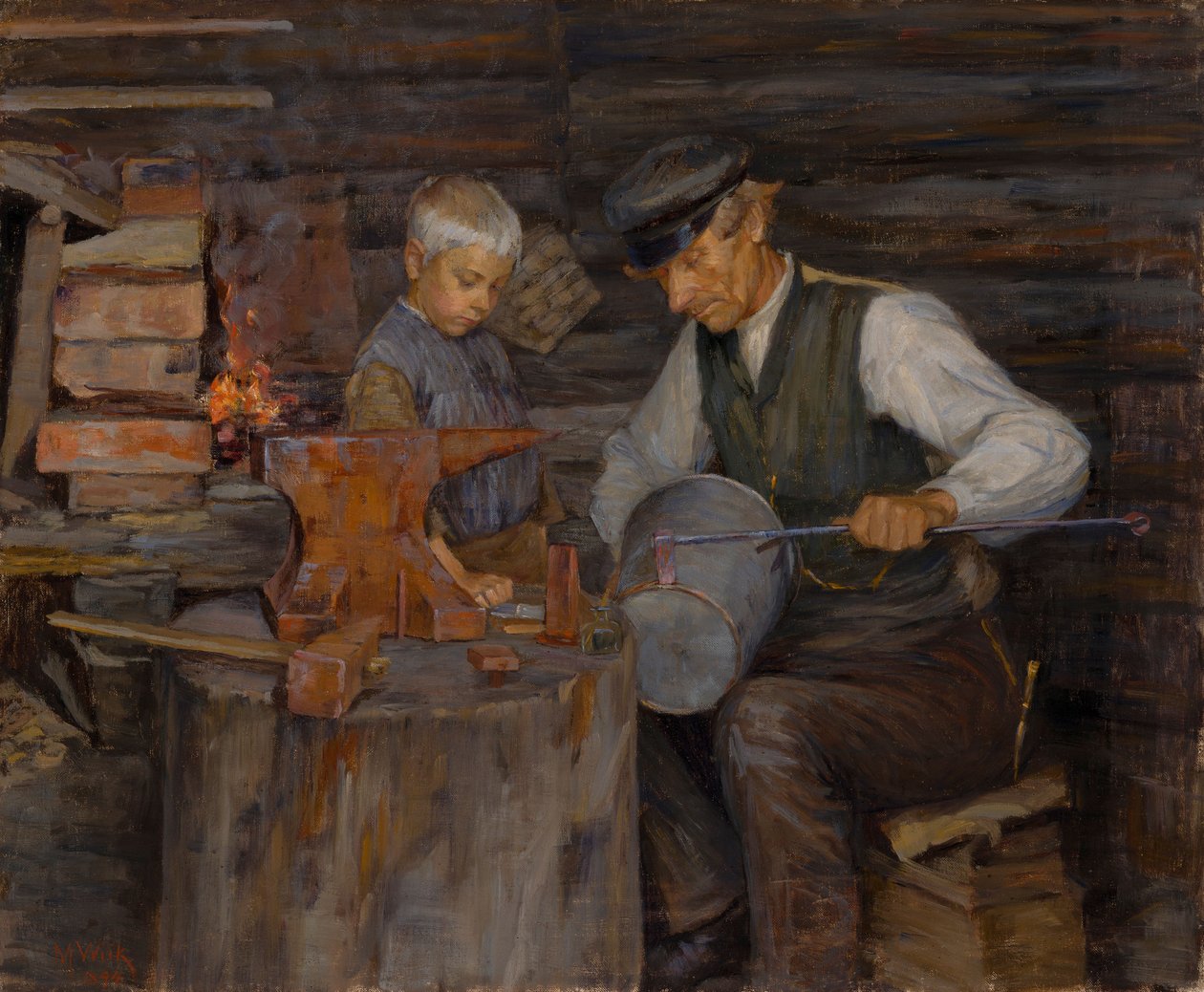 In der Schmiede von Maria Wiik