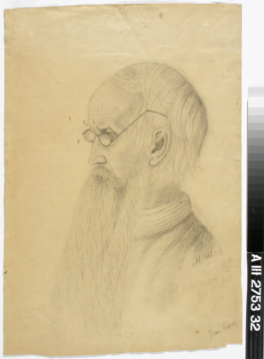 Porträt des Vaters des Künstlers von Maria Wiik