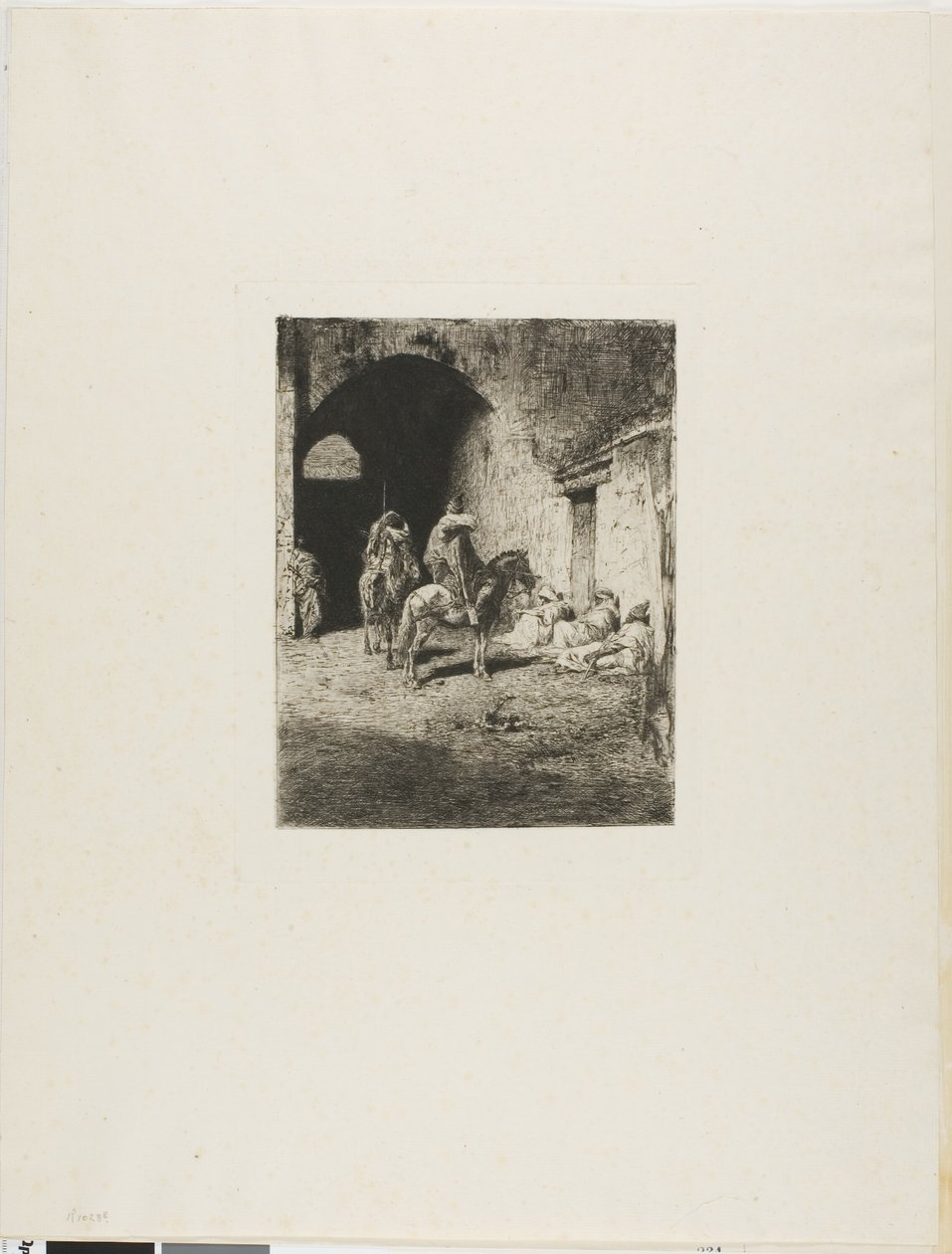 Wache der Kasbah in Tetuan von Mariano Fortuny y Marsal