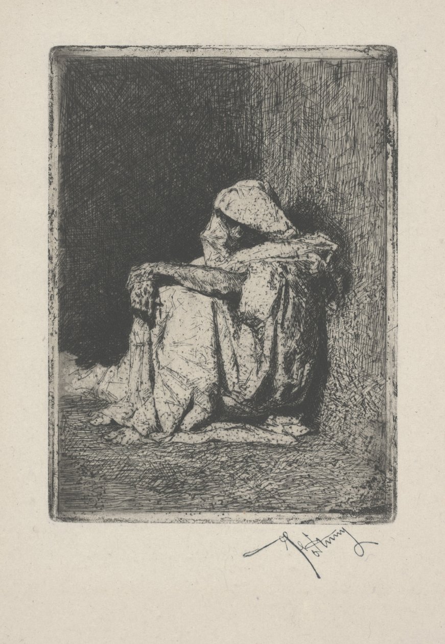 Sitzender Araber von Mariano José María Bernardo Fortuny y Carbó
