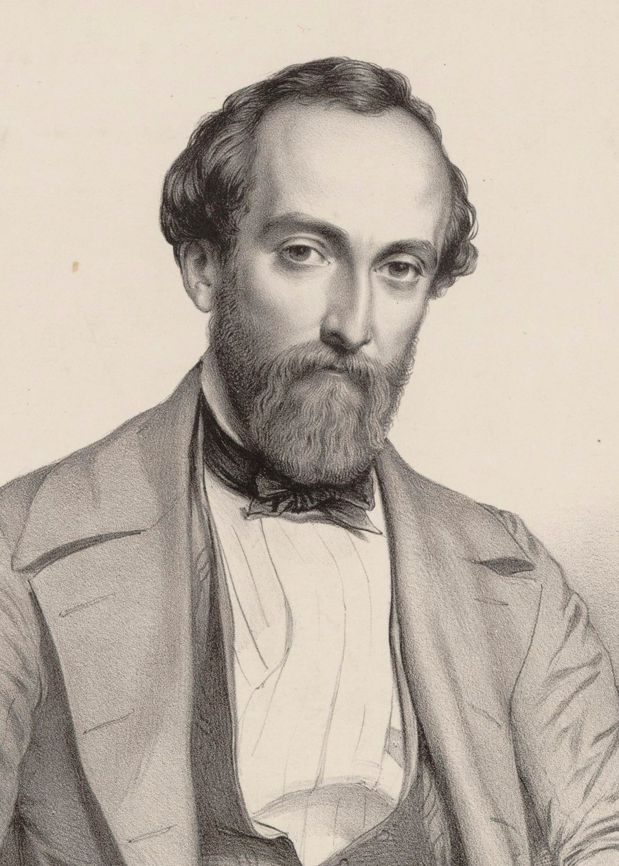 Porträt des Komponisten Antoine François Marmontel 1816-1898 von Marie Alexandre Menut Alophe