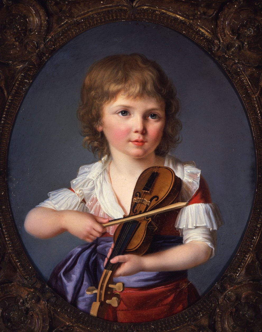 Meister Henri Gabiou spielt die Violine von Marie Victoire Lemoine