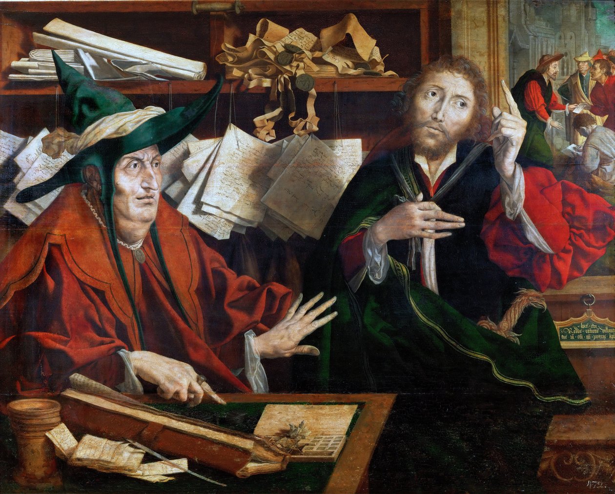 Das Gleichnis vom ungerechten Verwalter von Marinus van Reymerswaele