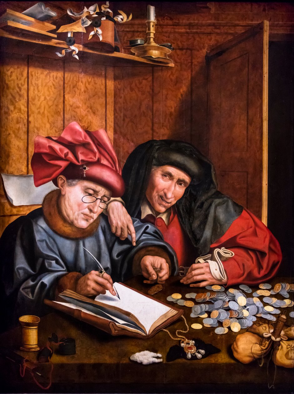 Die Silberzähler, Niederlande von Marinus van Reymerswaele
