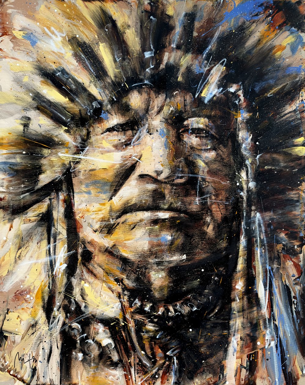 Sitting Bull von Mario Henrique