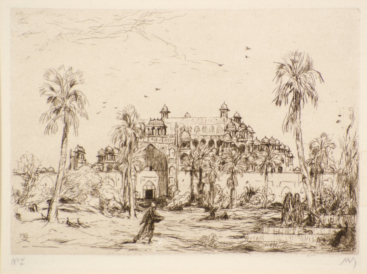 Palast in Nordafrika von Marius Alexander Jacques Bauer