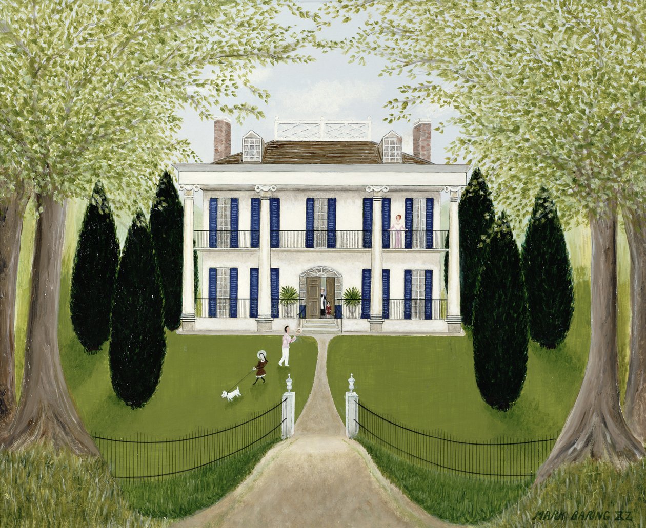 Spaziergang im Park von Mark Baring