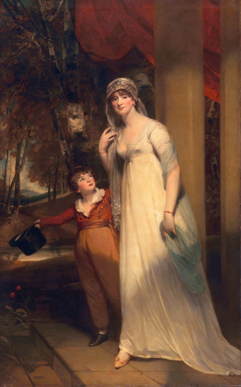 Frances Borlase, später Frances Grenfell, und Pascoe George Norman Grenfell, ca. 1804 von Martin Archer Shee