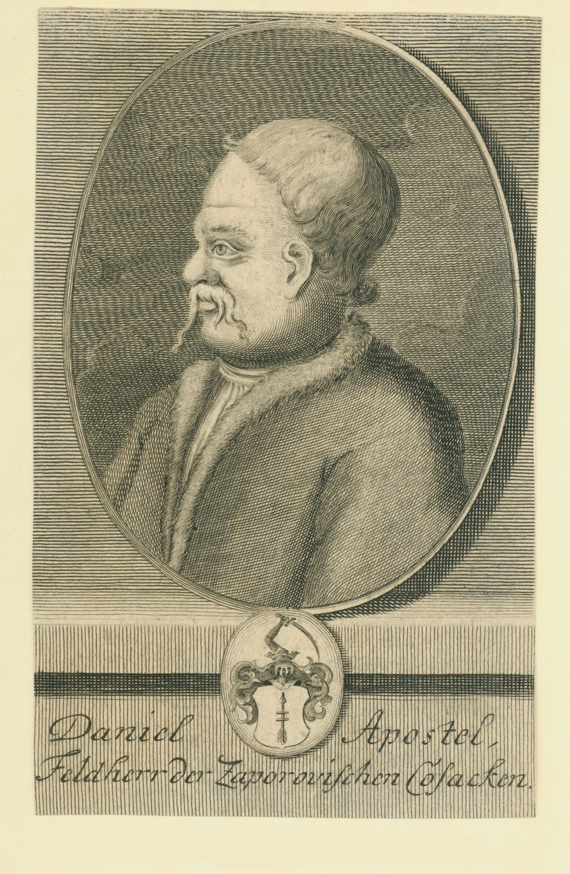 Hetman Danylo Apostol 1654-1734 von Martin Bernigeroth