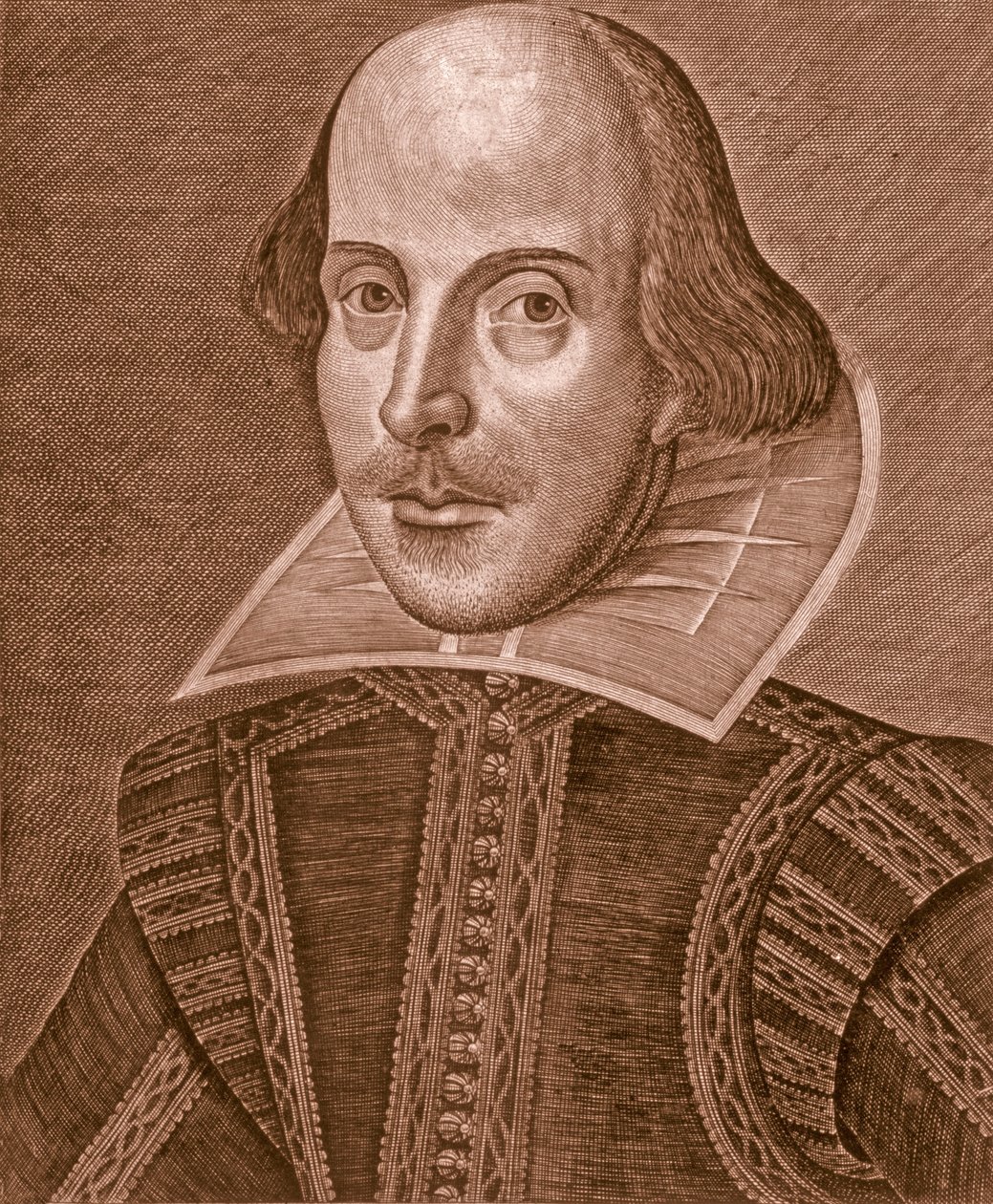 Porträt von Shakespeare von Martin Droeshout