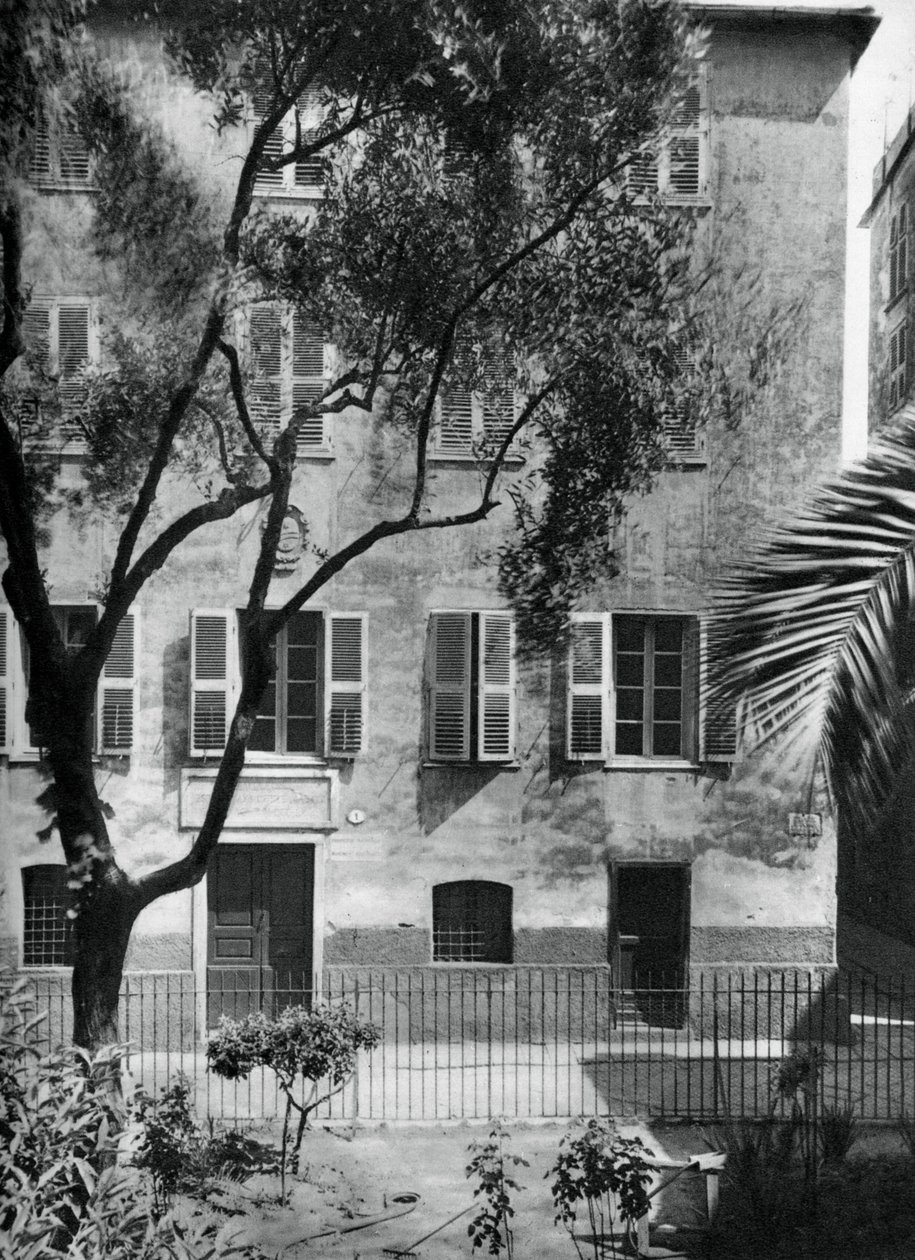 Das Haus, in dem Napoleon geboren wurde, Ajaccio, Korsika, 1937 von Martin Hurlimann