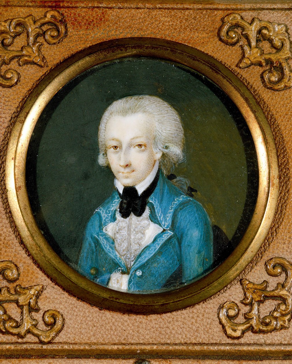 Österreich, Porträt des österreichischen Komponisten Wolfgang Amadeus Mozart (1756 - 1791), ca. 1773 von Martin Knoller