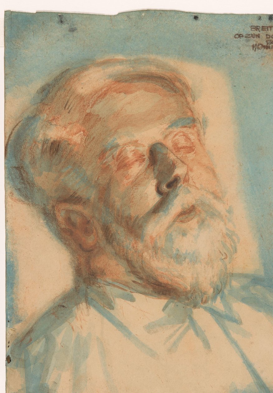 Breitner auf seinem Totenbett von Martin Monnickendam (signed by artist)
