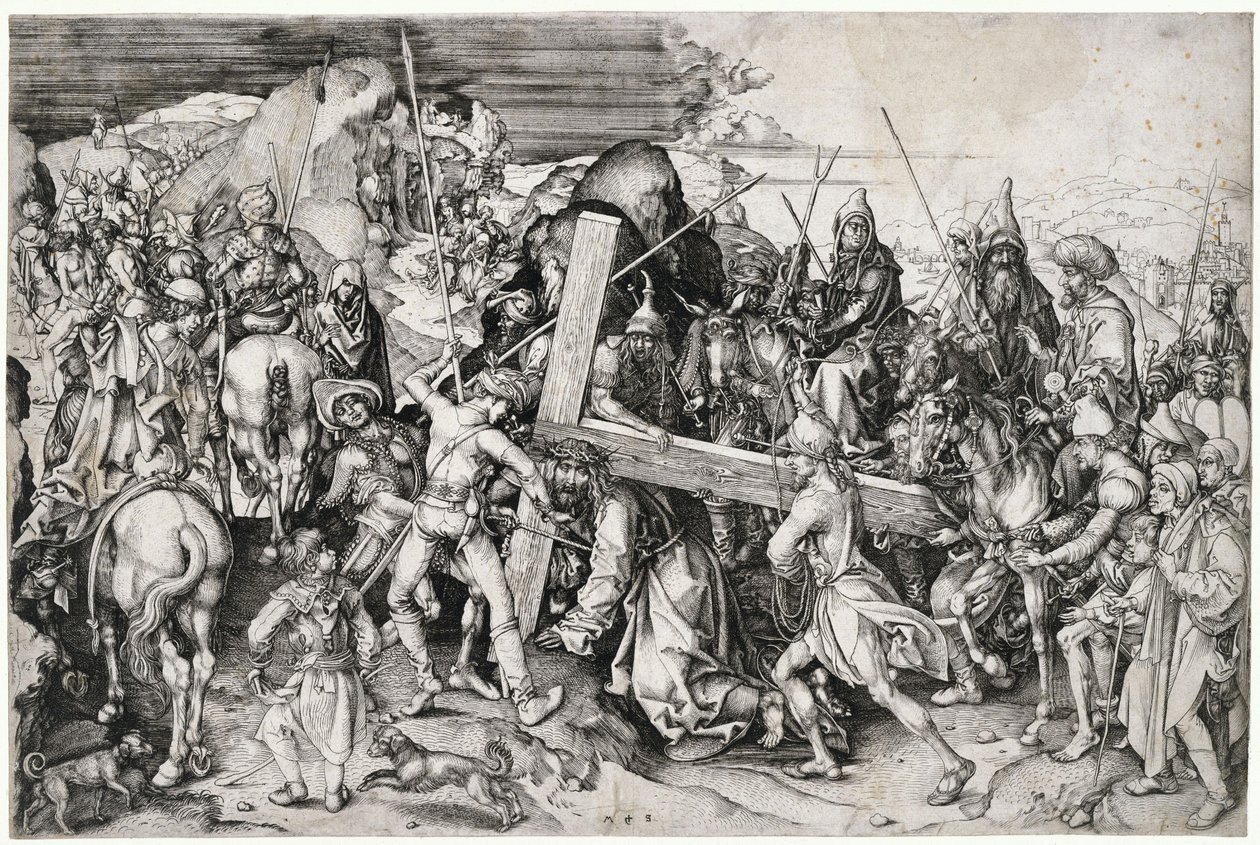 Große Kreuztragung von Martin Schongauer