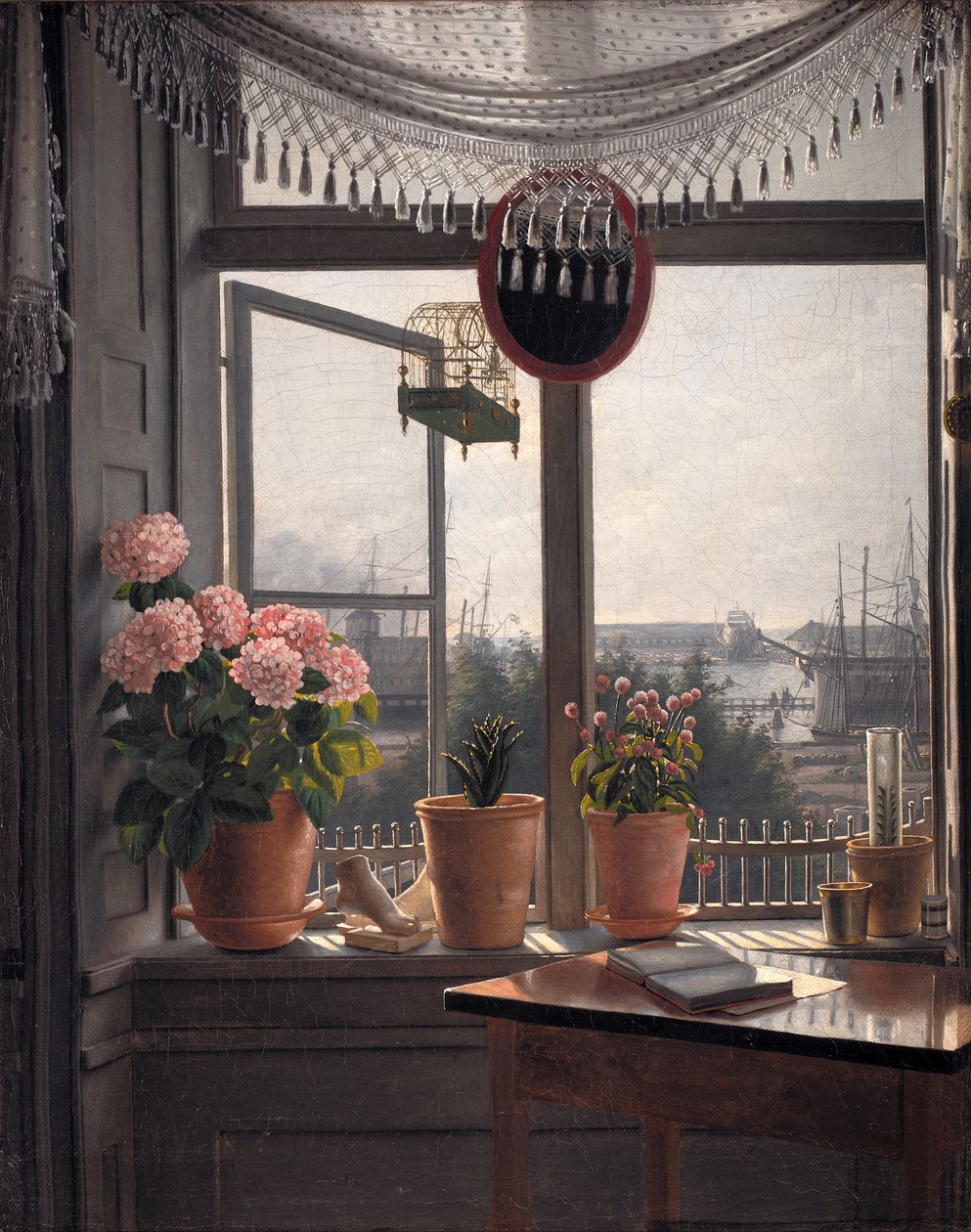 Blick aus dem Fenster des Künstlers von Martinus Rørbye