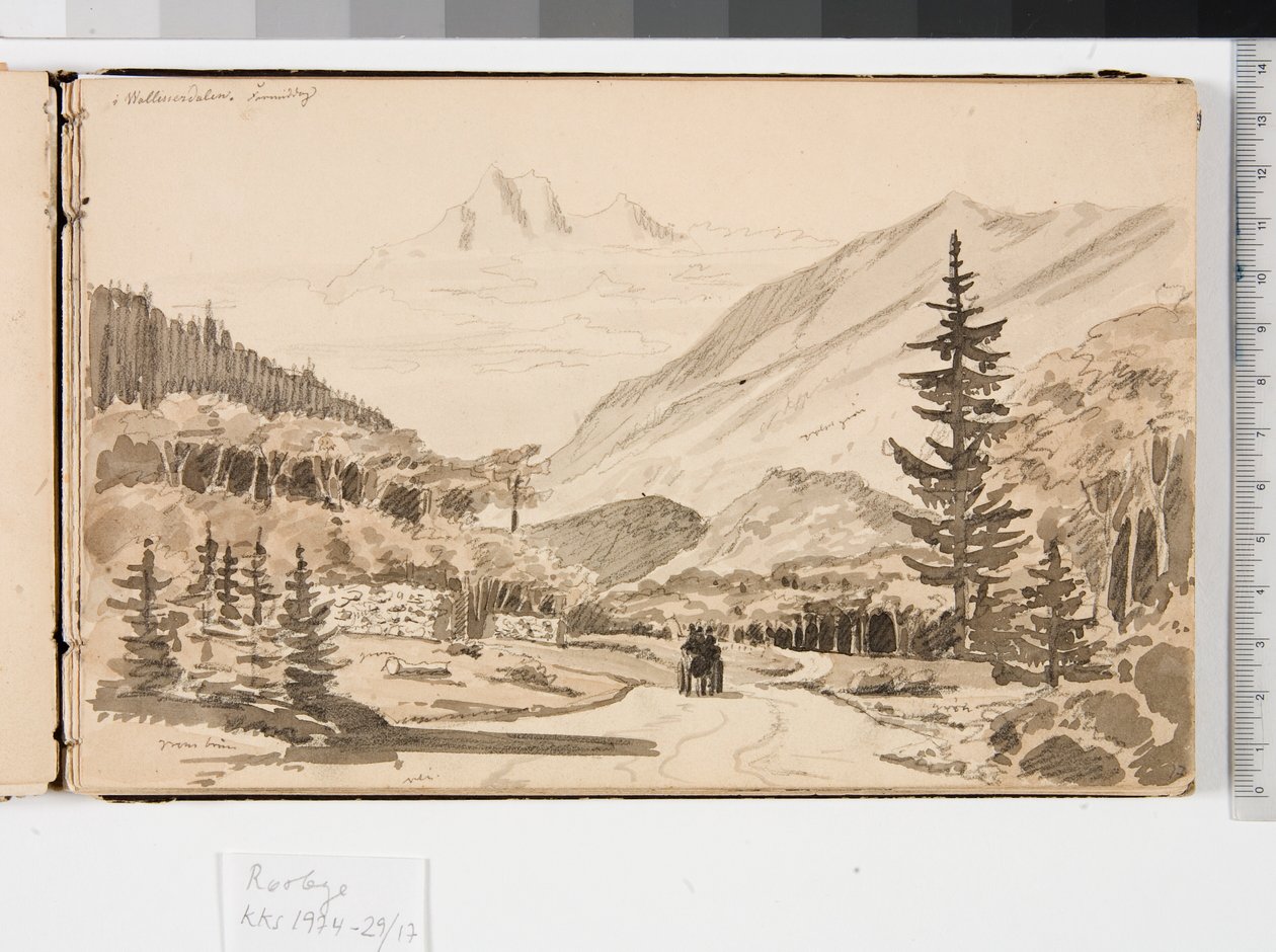 Alpenlandschaft von Martinus Rørbye