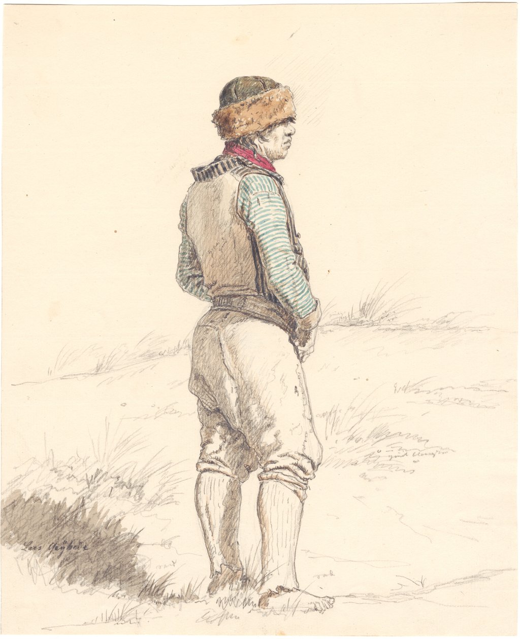 Der Fischer Lars Gayhede in Skagen von Martinus Rørbye
