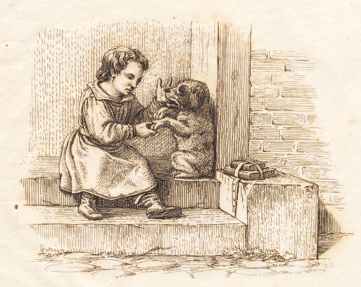 Illustration zu „Halvhundrede Fabler for Børn“ von Hey von Martinus Rørbye