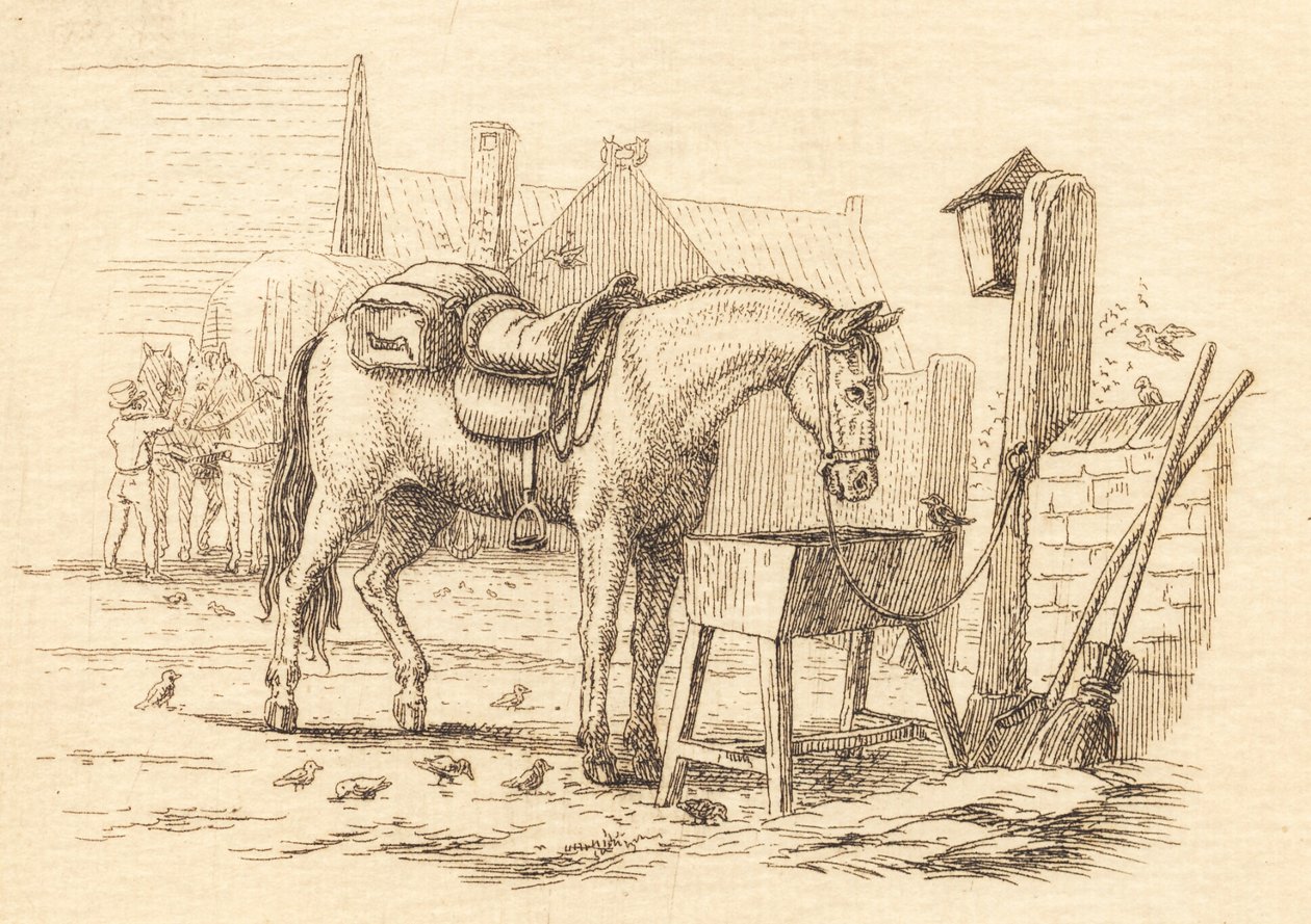Illustration zu "Halvhundrede Fabler for Børn" von Hey von Martinus Rørbye