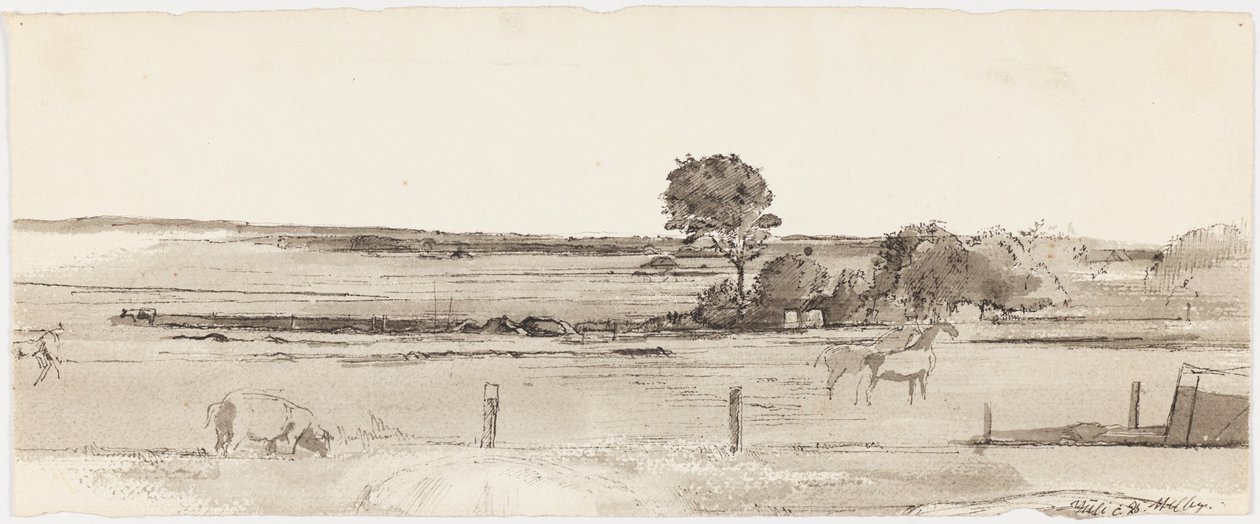 Landschaft von Melby von Martinus Rørbye
