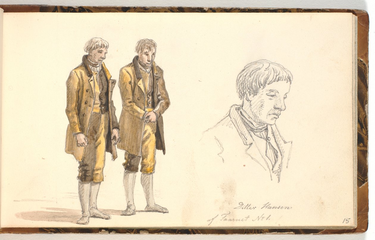 Studien eines Besserungshausgefangenen von Martinus Rørbye