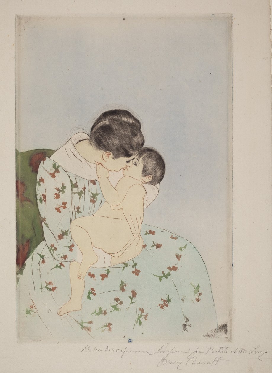 Mutterkuss von Mary Cassatt