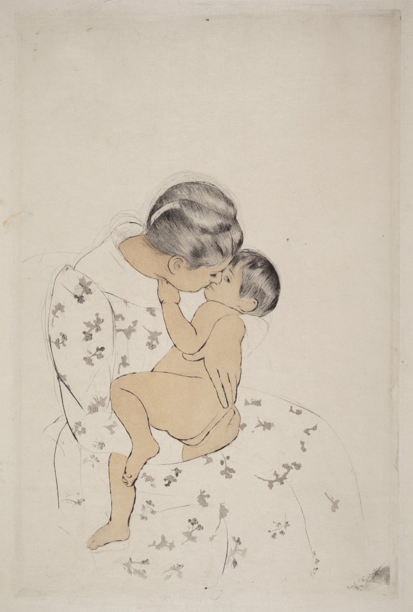 Kuss der Mutter von Mary Cassatt