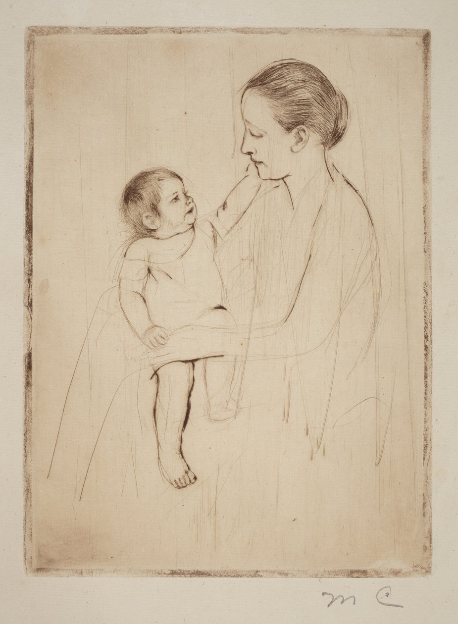 Die Liebkosung von Mary Cassatt