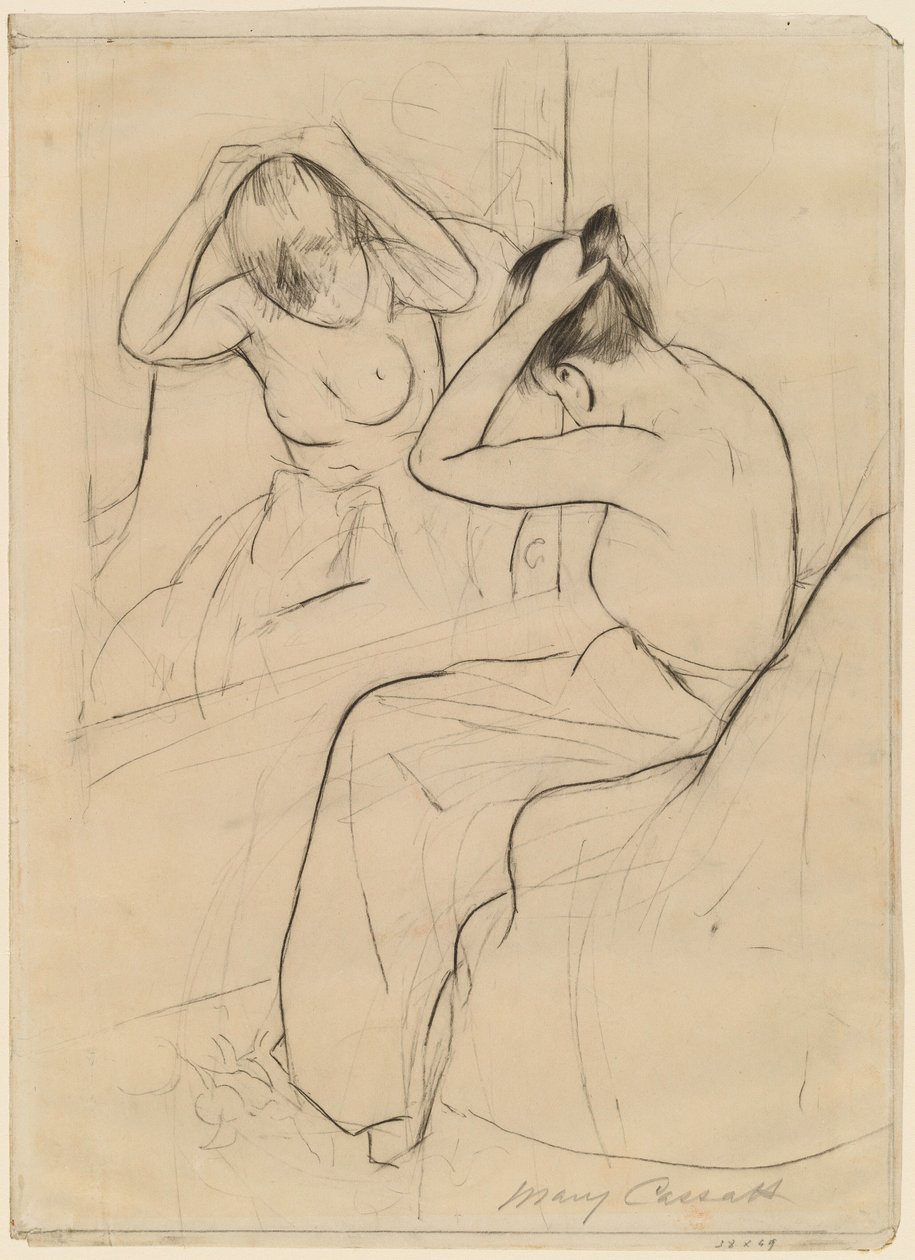 Die Frisur von Mary Cassatt