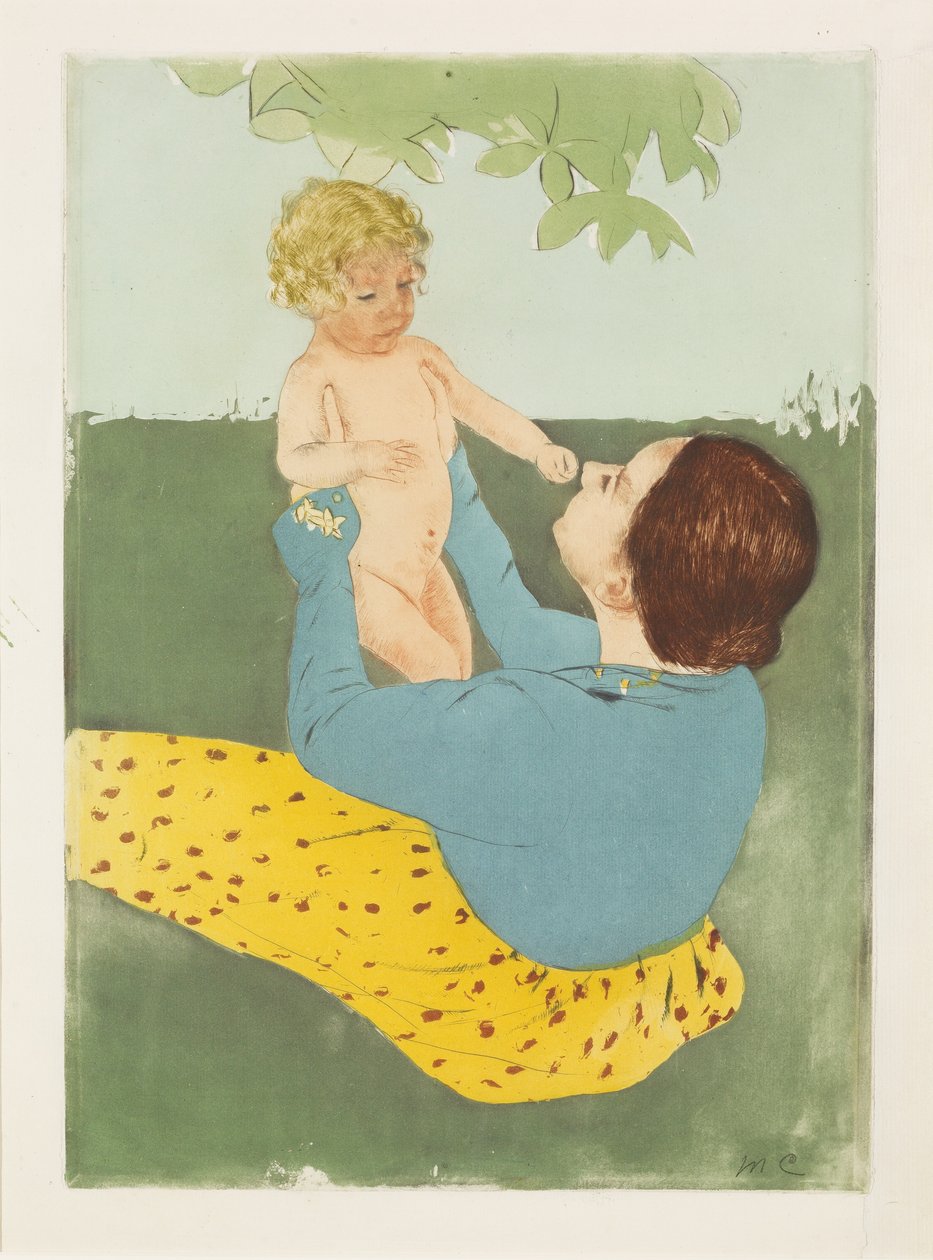 Unter dem Rosskastanienbaum, 1896-97 von Mary Cassatt