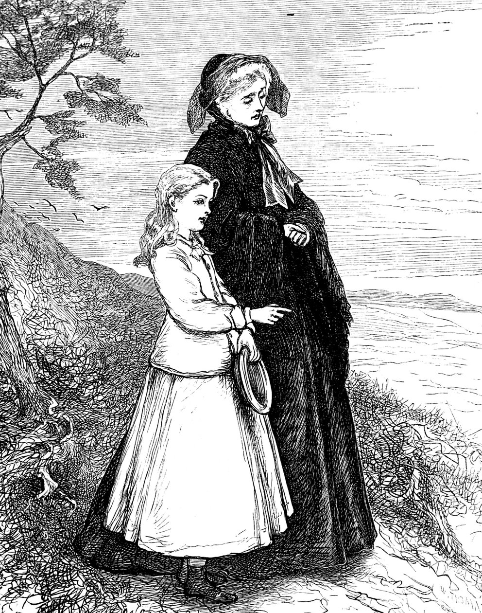 Eine Tante, die Zeit mit ihrer Nichte verbringt von Mary Ellen Edwards
