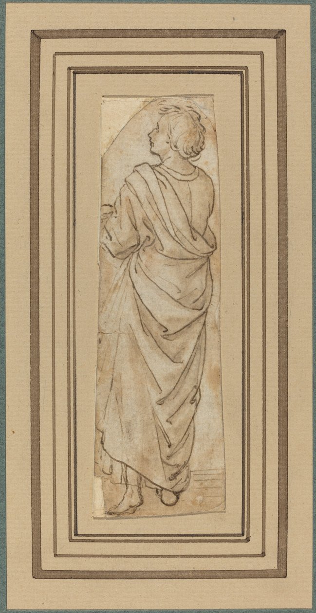 Der heilige Johannes am Fuß des Kreuzes von Maso Finiguerra