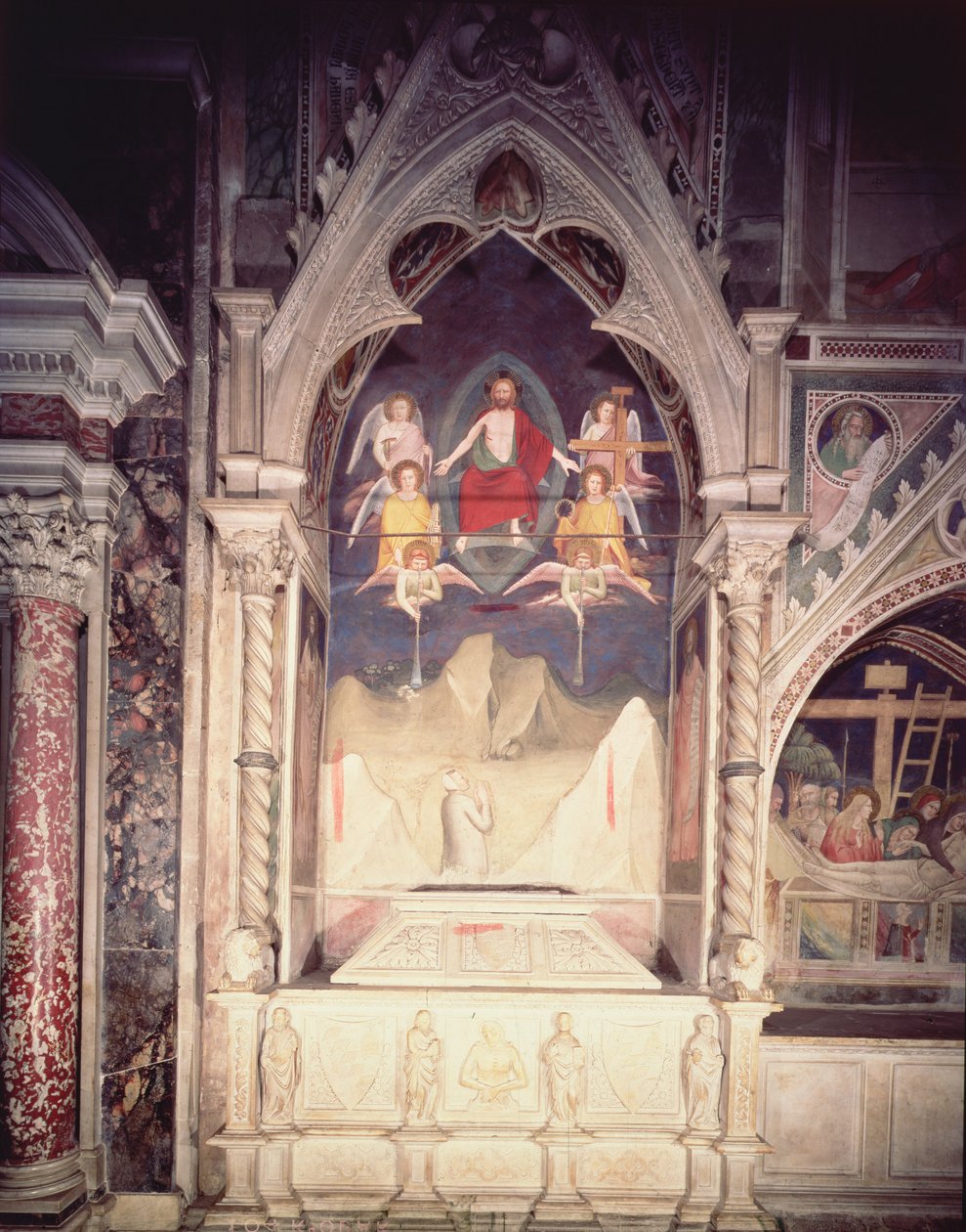 Das Jüngste Gericht aus der Bardi di Vernio Kapelle von Maso di Banco Giottino