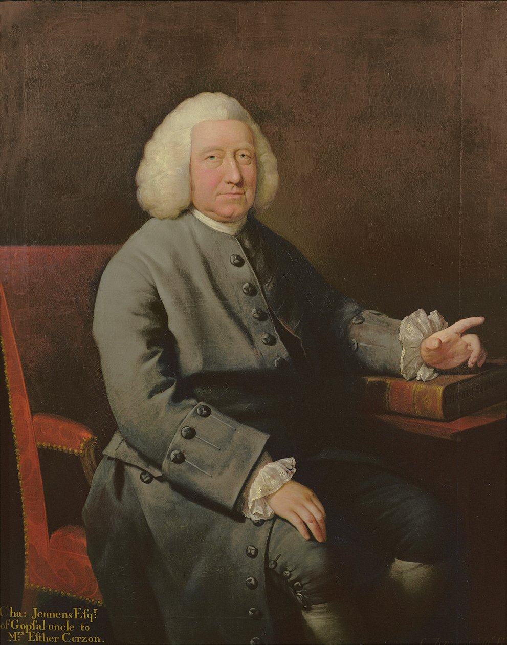 Porträt von Charles Jennens (1700-73), Mäzen und Freund von Händel von Mason Chamberlin