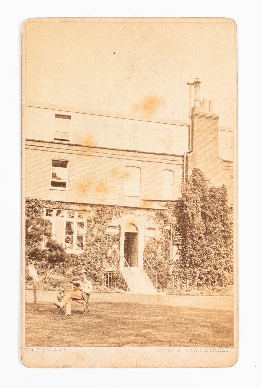 Carte de visite mit Fotografie von Gad