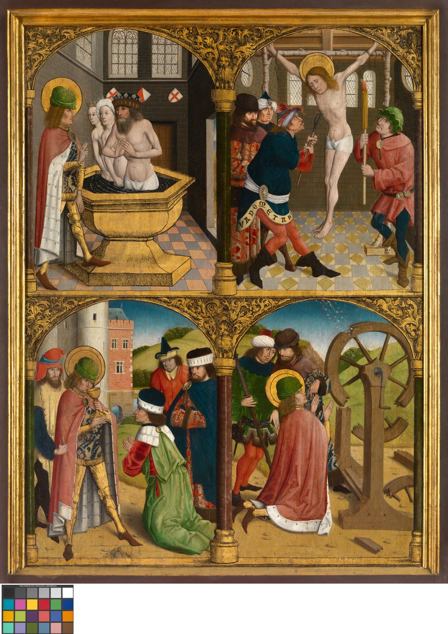 Die Legende des Heiligen Georg, ca. 1500-10 von Master Bruges