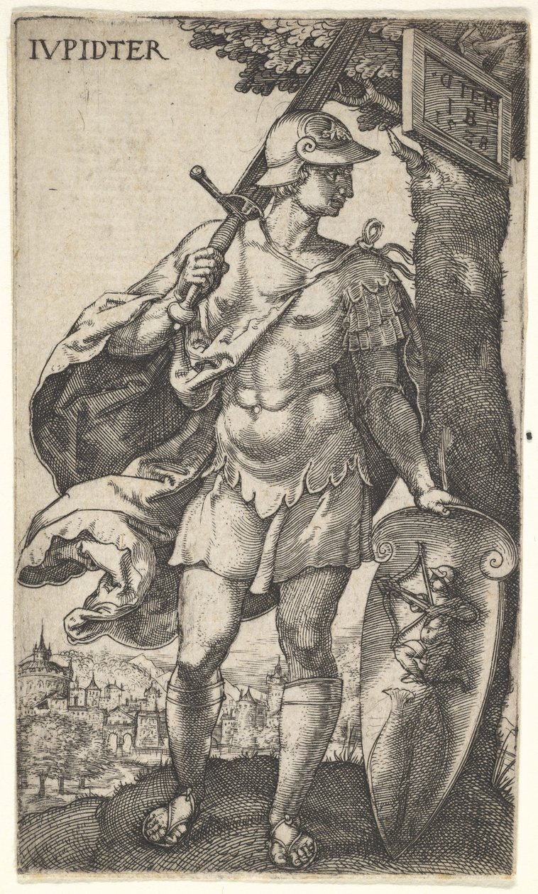 Jupiter, aus Die Götter, die über die Planeten herrschen, 1528 von Master I.B.