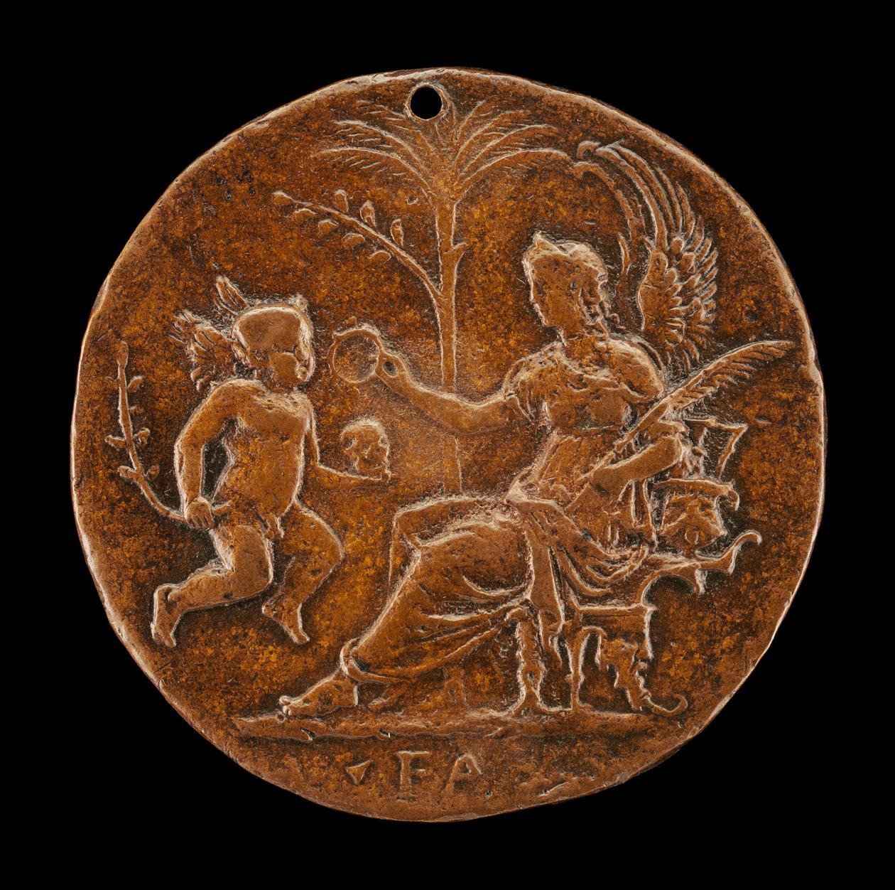 Allegorische Szene [Rückseite], 16. Jahrhundert von Master I.S.A.
