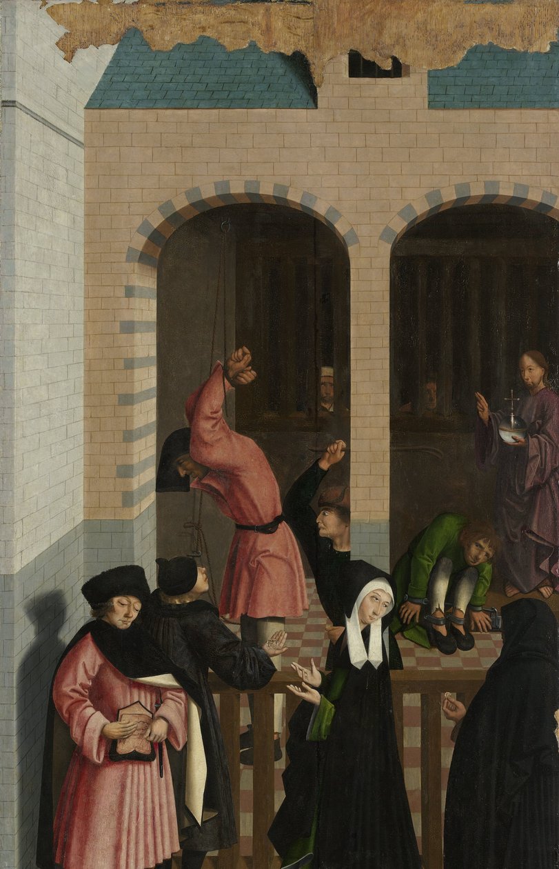 Die sieben Werke der Barmherzigkeit von Master of Alkmaar