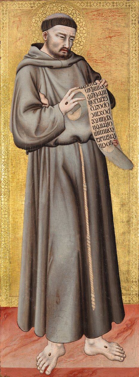 Heiliger Franziskus von Assisi, ca. 1335 von Master of Figline